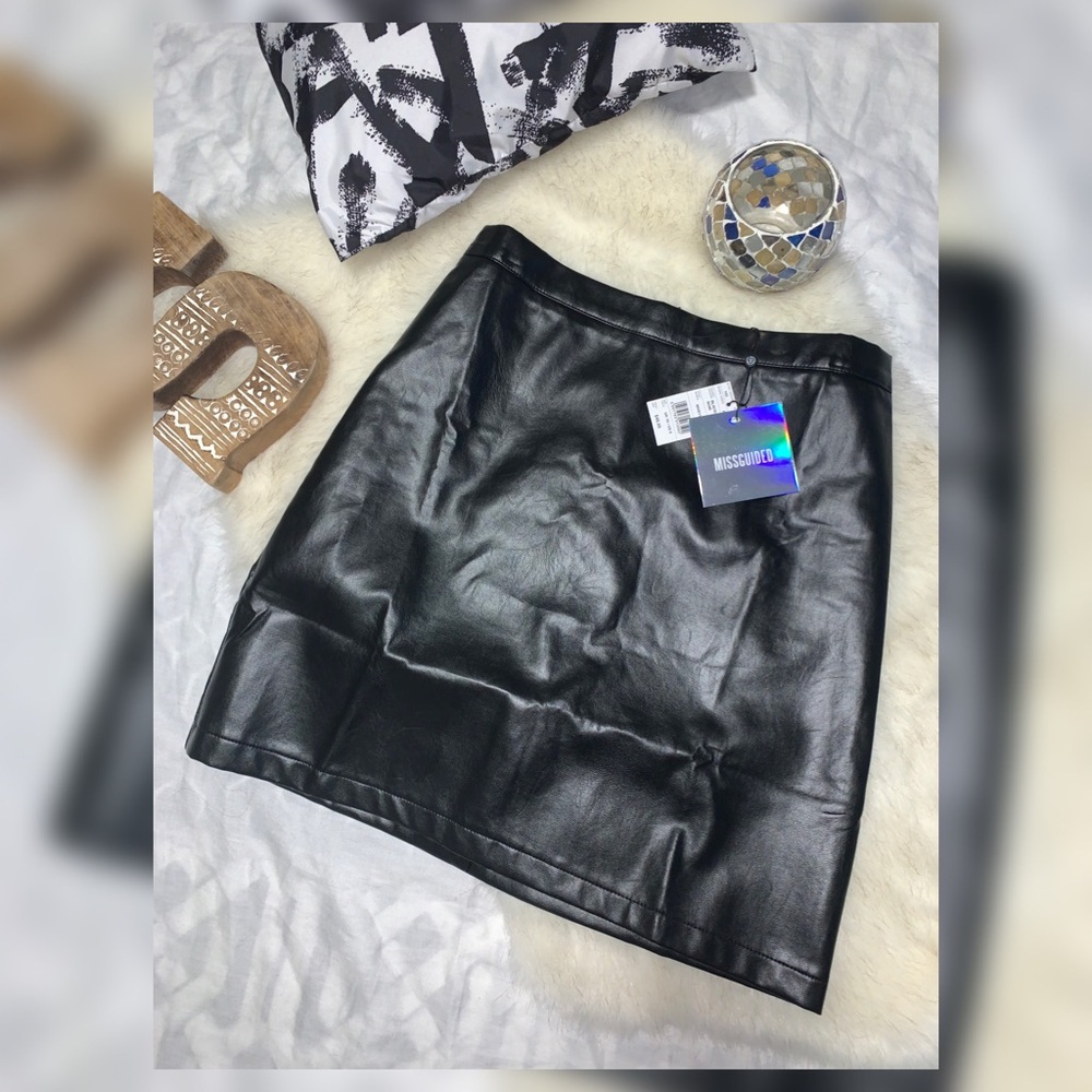 Missguided High Waist Mini Skirt